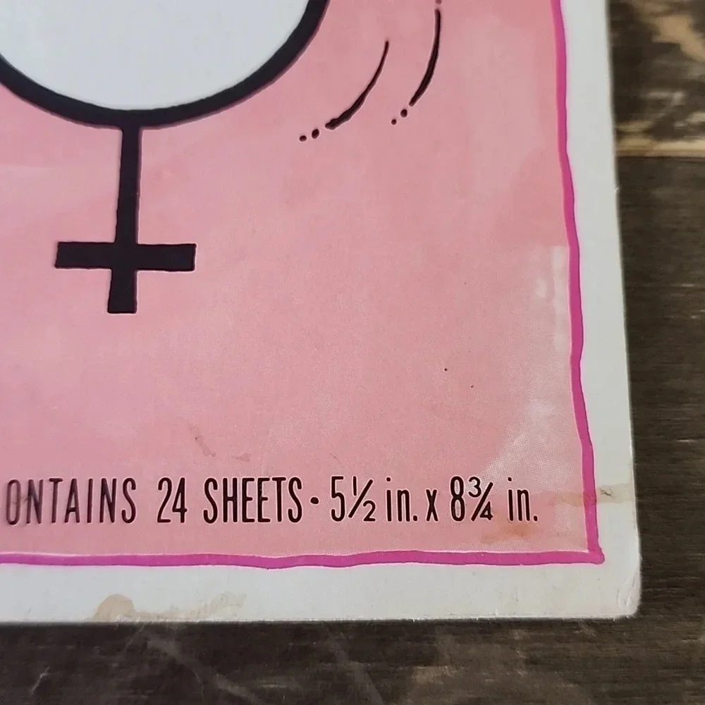 Vintage Stationery by The Paula Co. 1970 Simplified Sex 24 Sheets Paper Pad